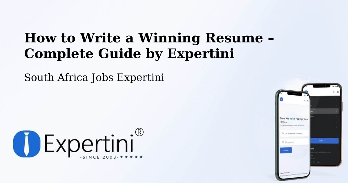 Resume Writing Guide for Job Seekers – Mankoeng - Mankoeng, South Africa Jobs Expertini